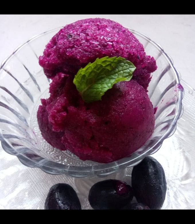 Jamun Sorbet (Vegan)