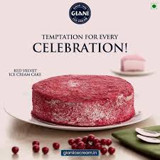 Red Velvet Ice Cream Cake