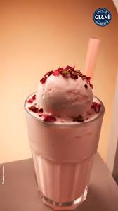 Rose Ice Cream Shake