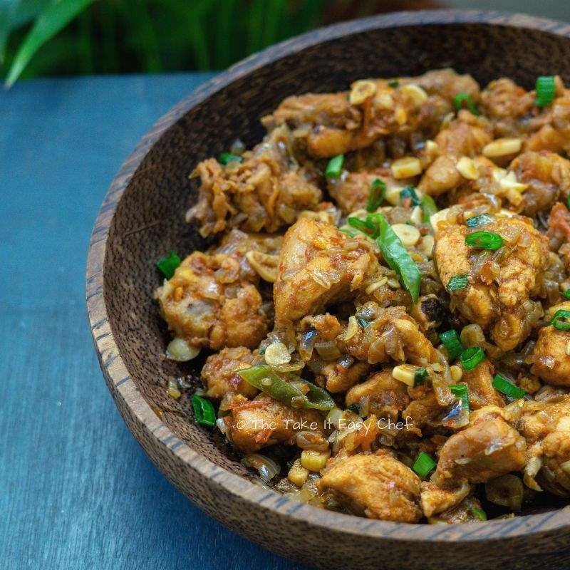 Garlic chicken dry / gravy