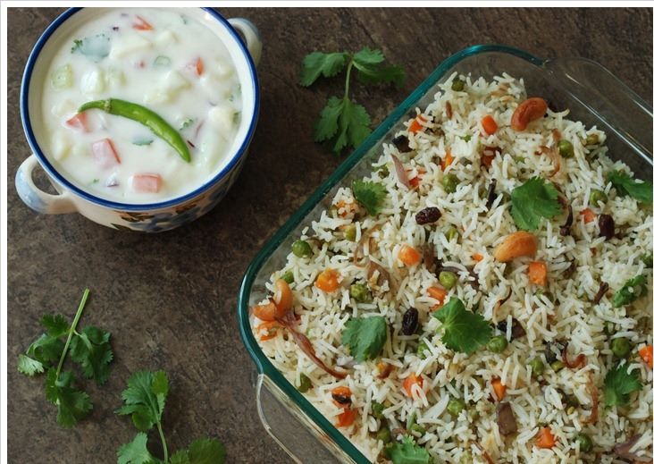 Handi Special Biryani + Raita (Veg)