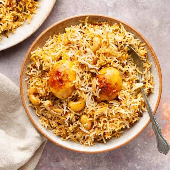 Egg Hyderabadi Biryani