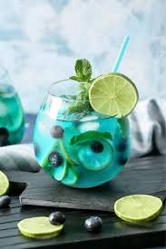 Blue Curacao Mojito
